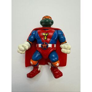 Teenage Mutant Ninja Turtles Sewer Heroes Super Mike 1993 Playmates TMNT Vintage
